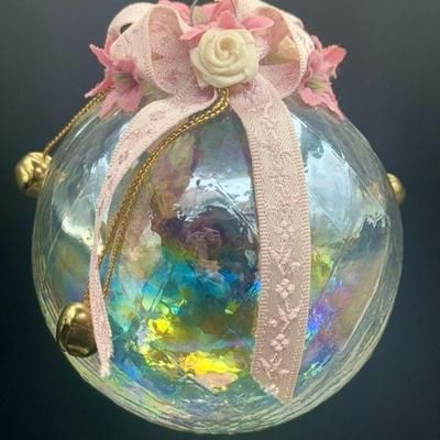 Iridescent Glass Bulb 3.5”
