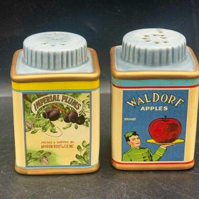 Vintage Sakura Stoneware Kitchen Canister