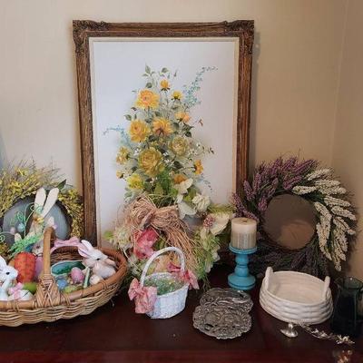 Spring easter decor