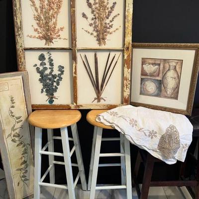 Barstools art & linen