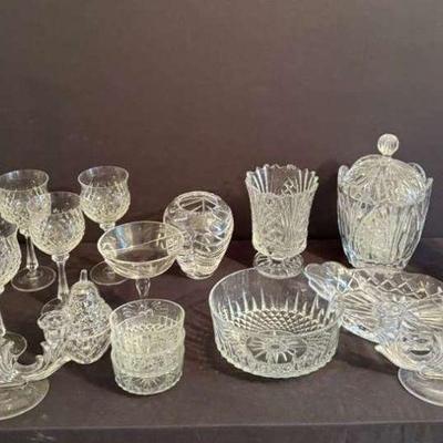 Glass goblets