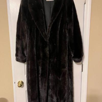 Long fur coat