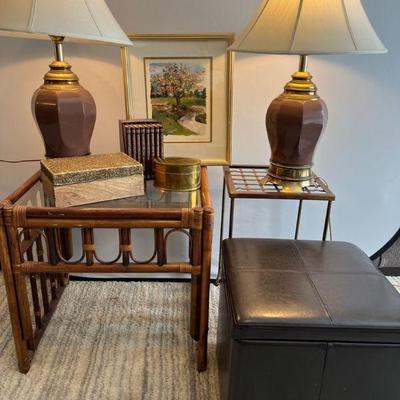 Mid century bamboo