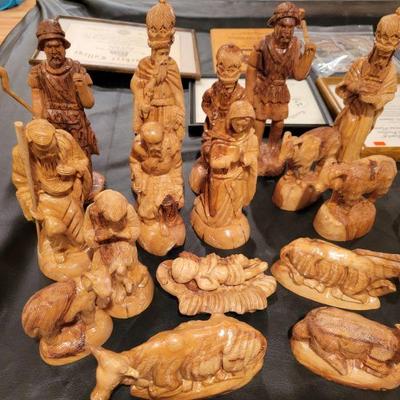 Olive Wood Nativity Set 