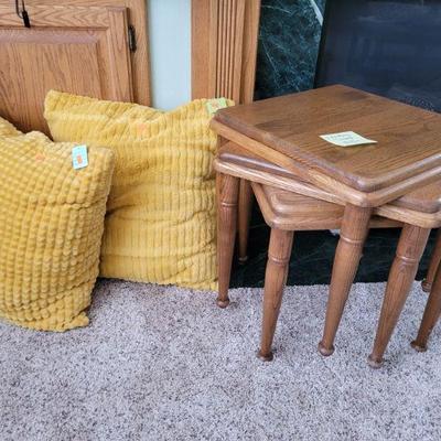 Pillows and Tables 