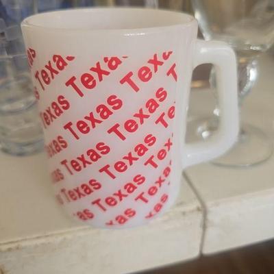 Federal milk glass cup