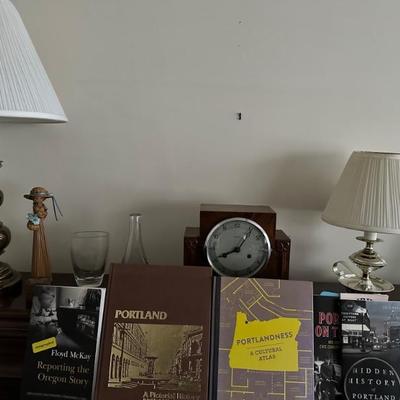 Lamps & clock