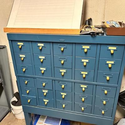 Remington Rand library cabinet