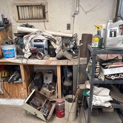 #1058 • Mikita Angle Grinder, Milwaukee Sawzall, Skilsaw Circular Saw, Thor Power Drill
