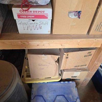 #2416 • Boxes of Holiday Decorations
