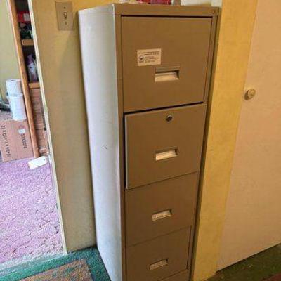 #3506 • Metal Filing Cabinet
