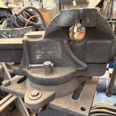 #1182 • Bench Vise on Stand
