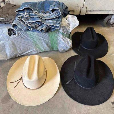 #1022 • (3) Cowboy Hats and Clothes
