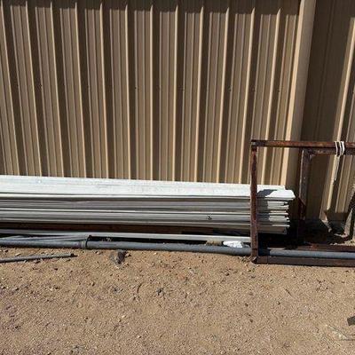 #5008 • Corrogated Sheet Metal and Steel Frames
