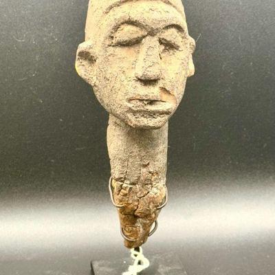 “African Primitive” Wooden Head

