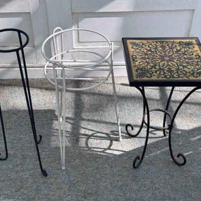 (3) Plant Stands
