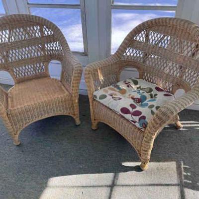 (2) Wicker Chairs
