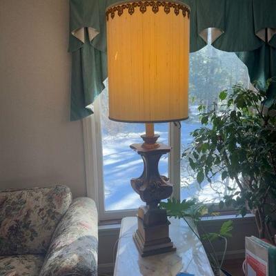 (2) Enormous Rococo Style Table Lamps

