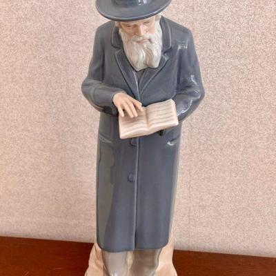 Mint Nao Lladro Spain The Rabbi Modern 12” Porcelain Figurine
