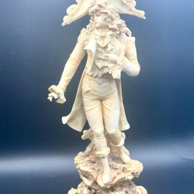 Antique Teplitz Porcelain Figurine- 10 inches tall
