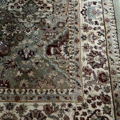 Sage rug dining room)