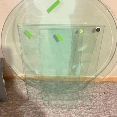 Glass table tops