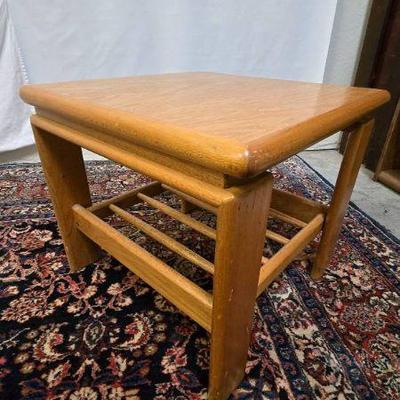 Lot #43 Vintage Square Oak End Table 
