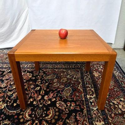 Lot #61 Vintage 1970s Teak Rectangular Side Table
