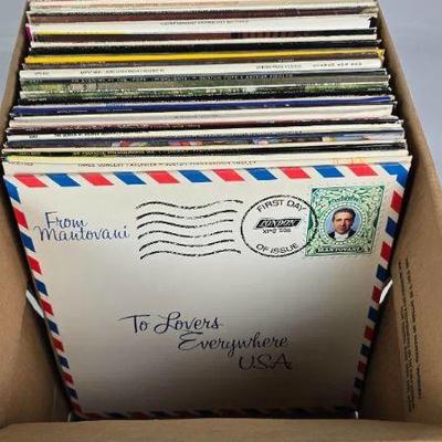 Lot #9 Vintage Vinyl Album Collection 
