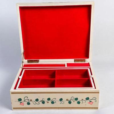 Lot #37 Vintage Earl Bernard Musical Jewelry Box (It Works!)
