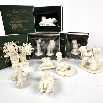 Lot #93 Vintage Department 56 Snowbabies Collection
