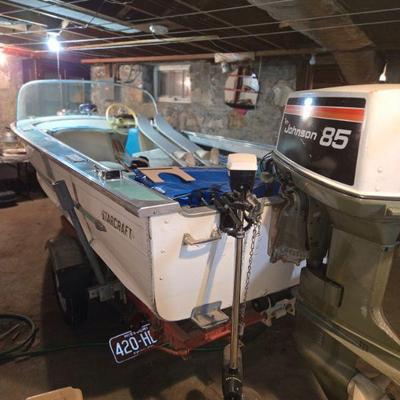 Boat and moter