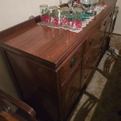 Mahogany buffet