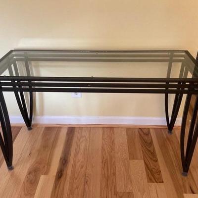 Tempered glass sofa table