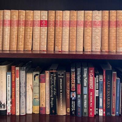 (2) Shelves Of Books - Walter J. Black 1930's Set, Assorted Hard And Paper Back
