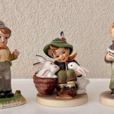(2) Vintage Goebel Hummels - The Soloist, And Playmates - And (1) Arnart Music Time