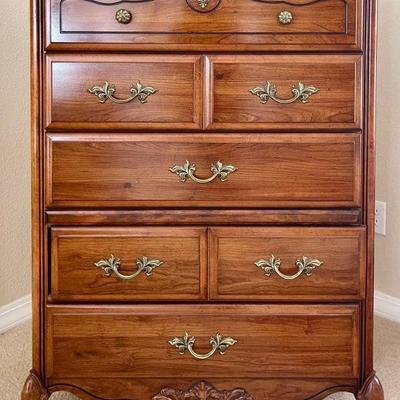 MCM Wood 5 Drawer Dresser From Sandberg Furniture