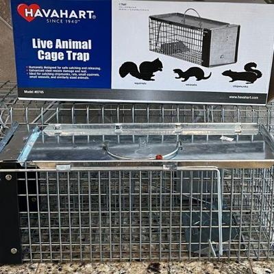 (2) Havahart Live Animal Cage Traps