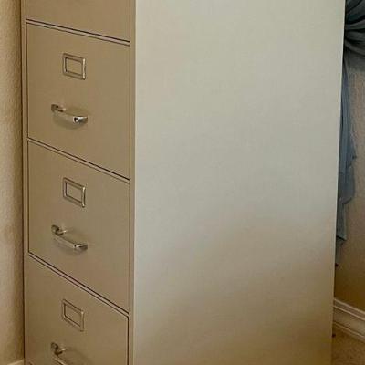 OfficeMax 52" Deep Metal Filing Cabinet With Key