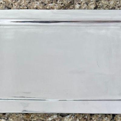 Pottery Barn 18" X 12.5" Metal Handled Tray