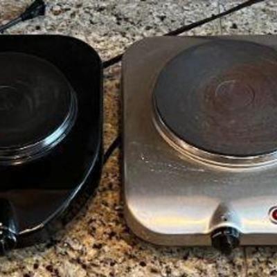 GE And Rival Electric Portable 2 Burner Cook Tops