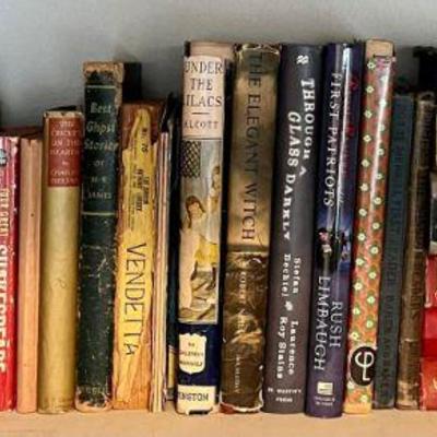 Vintage Books - Alcott, Gilbert, Malot, Mark Twain, And More (as Is)