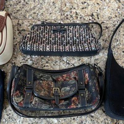 (5) Ladies Hand Bags - Nine West, Liz Claiborne, And More