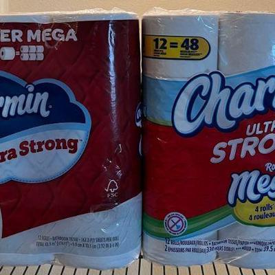 (2) Charmin Ultra Strong 12 Packs Of Toilet Paper