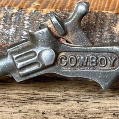 Single Shot Cast Iron Cap Gun By Stevens Circa 1935 Cowboy (works)