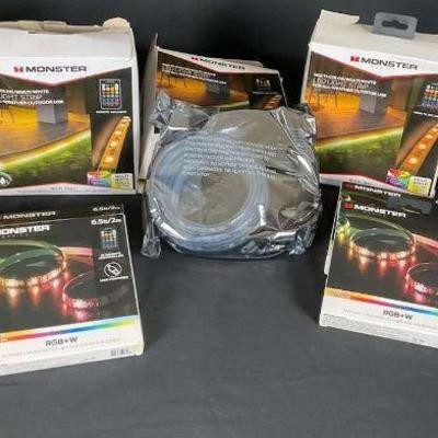 Monster led light strip bundle indoor outdoor rgb+w lighting