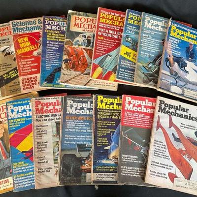Vintage popular mechanics magazine collection 1950s 1970s