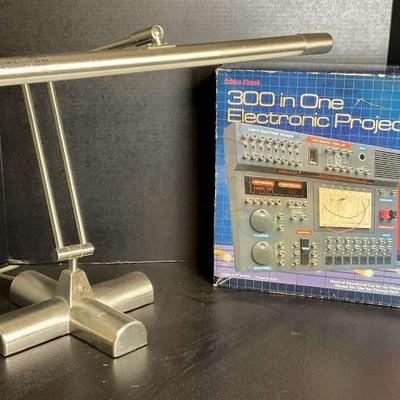 Radioshack 300 in one electronic project lab and modern desk lamp