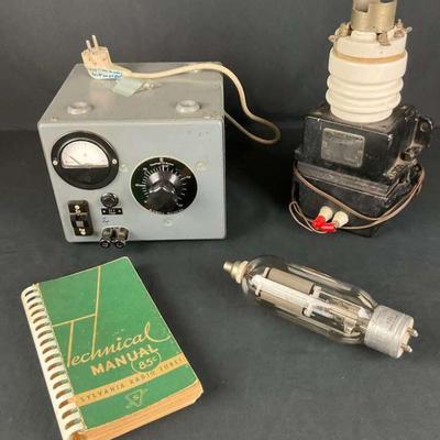 Vintage electronics and equipment bundle