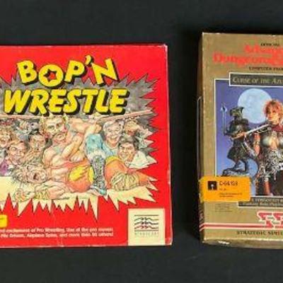 Vintage pc game lot classic rpgs wrestling